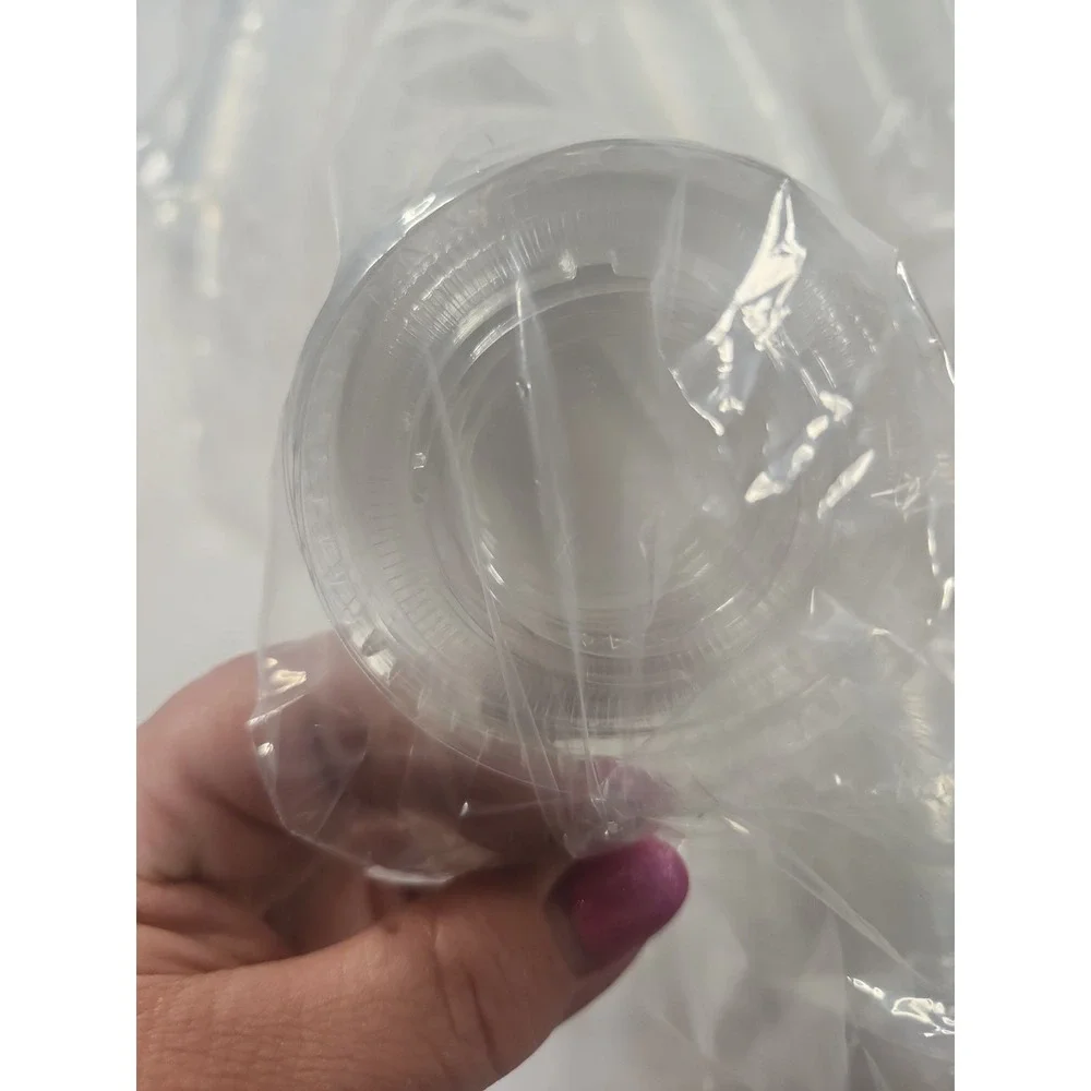 300 2 Oz Clear Plastic Disposable Cups With Lids Portion Cups 999P20/999PL2